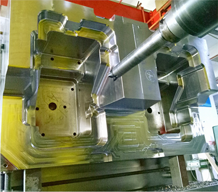 Large splicing structure combination processing